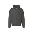 (62-034-0) Felpa Uomo Cappuccio E Zip Premium [F401]