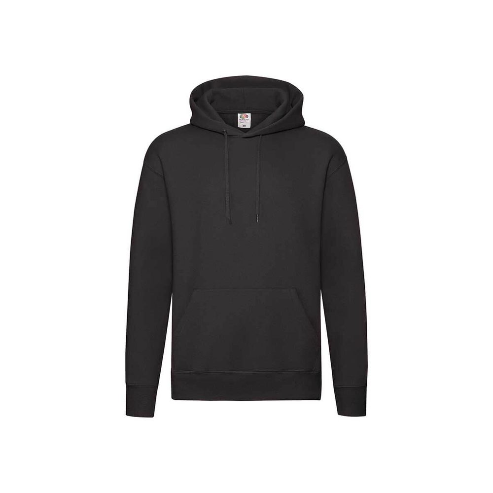[0621520362XL] (62-152-0) Felpa Unisex Cappuccio Premium [F421N] (XXL, Black)