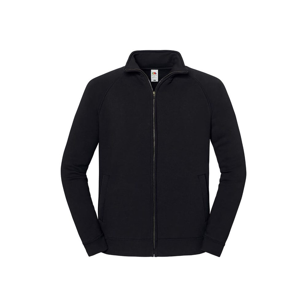 [0622900362XL] (622900) Felpa Unisex Zip Intera Iconic Premium (XXL, Black)