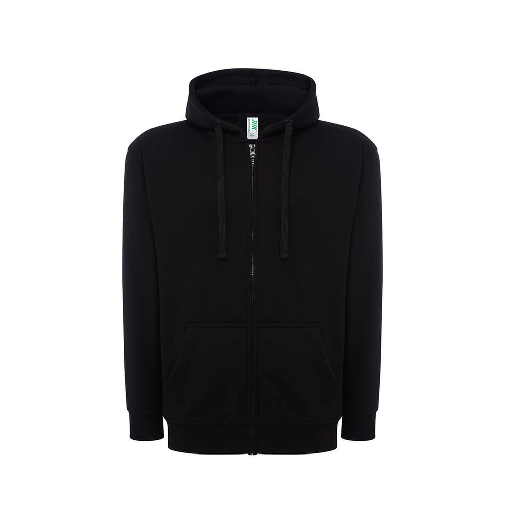 (JTSWHOOD) Felpa Unisex Cappuccio E Zip Jt