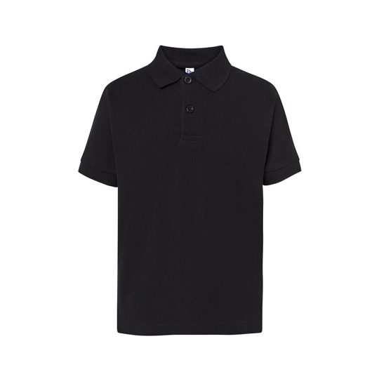 [PKID210BK12-14] (PKID210) Polo Bambino Manica Corta Regular (12/14, Black)