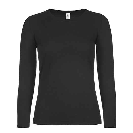 [1000274460] (TW06T) Women´s T-Shirt E150 Long Sleeve [BCTW06T] (XS, Black)