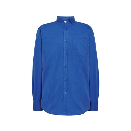 [SHAOXFRB2XL] (SHAOXF) Camicia Uomo Manica Lunga Oxford (XXL, Royal Blue)