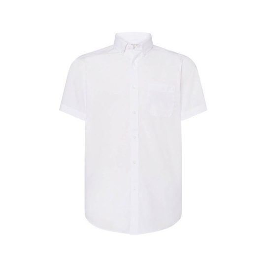 (SHAPOPSS) Camicia Uomo Manica Corta Popeline