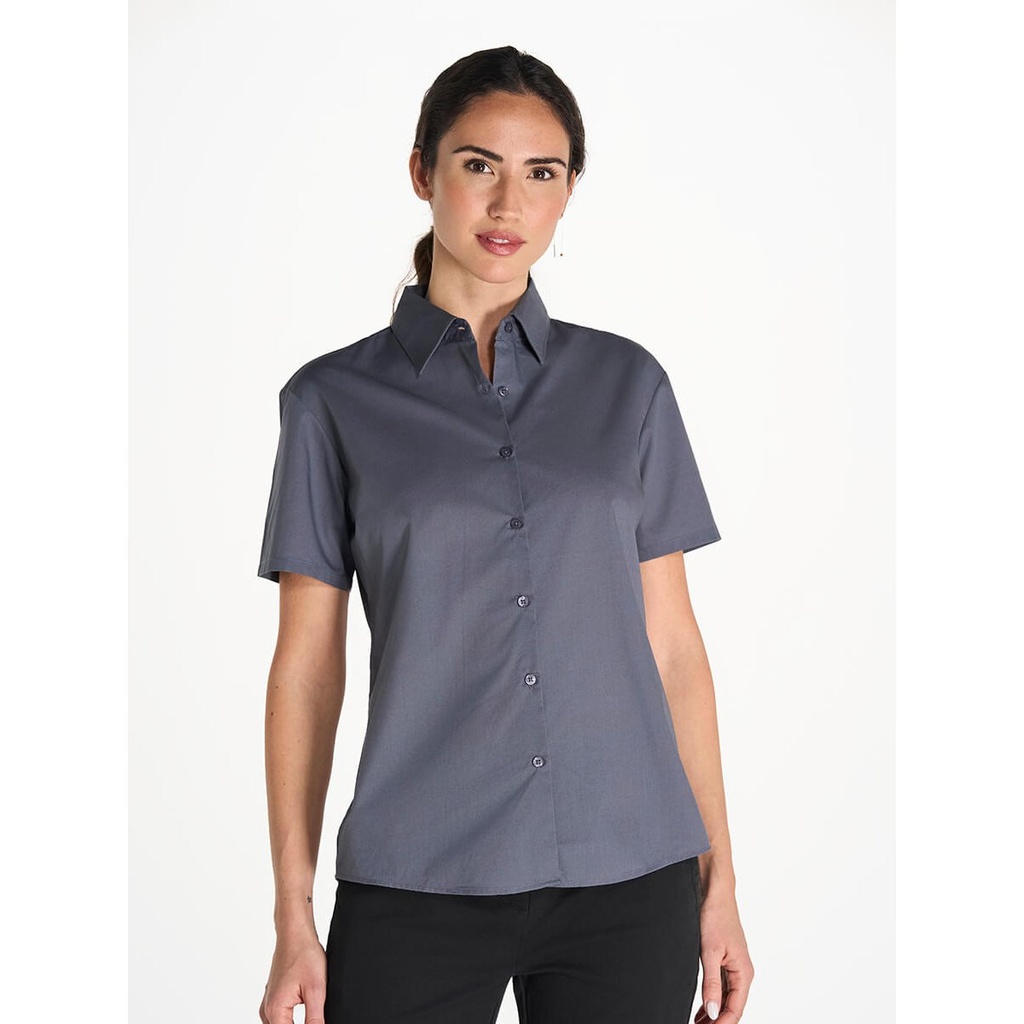 (SHLPOPSS) Camicia Donna Manica Corta Popeline
