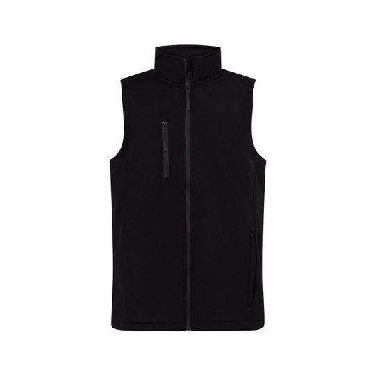 [SOFTVESTBKL] (SOFTVEST) Gilet Softshell Uomo (L, Black)