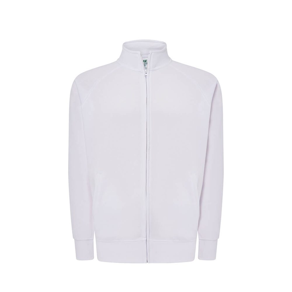 (SWFUZIP240) Felpa Unisex Zip Intera Leggera French Terry