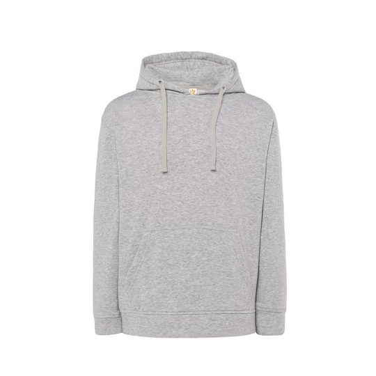[SWOCEKNGAY3XL] (SWOCEKNG) Felpa Unisex Cappuccio Ocean (3XL, Ash Melange)