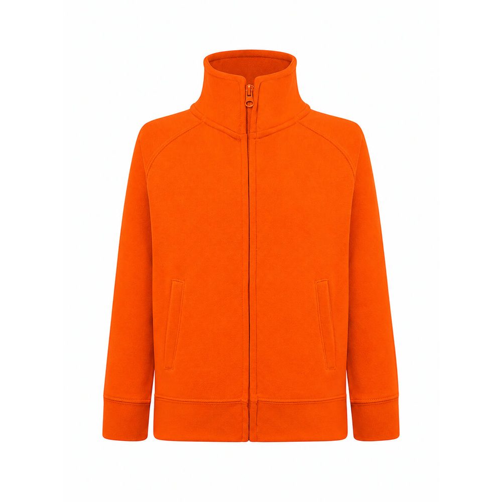 (SWRKFUZIP240) Felpa Bambino Zip Intera Leggera French Terry