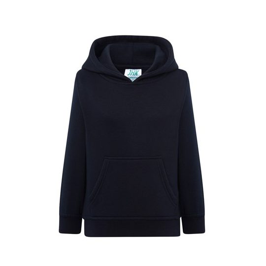 [SWRKKNG240NY1-2] (SWRKKNG240) Felpa Bambino Cappuccio Leggera French Terry (1/2, Navy)