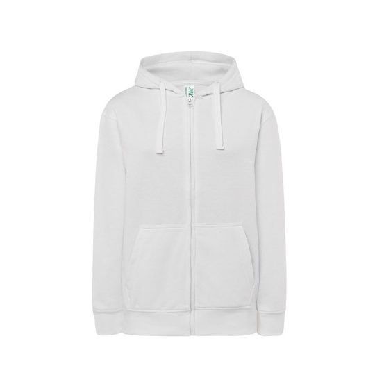 (SWULHOOD240) Felpa Donna Cappuccio E Zip Leggera French Terry