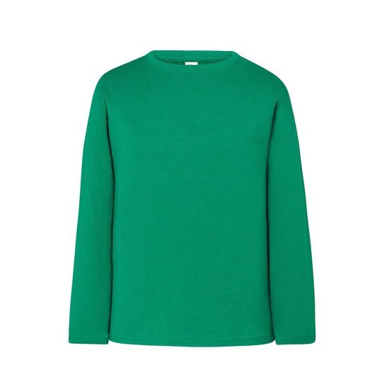 [BSTSKLS150KG1/2] (TSRK150LS) T-Shirt Bambino Manica Lunga Regular (1/2, Kelly Green)