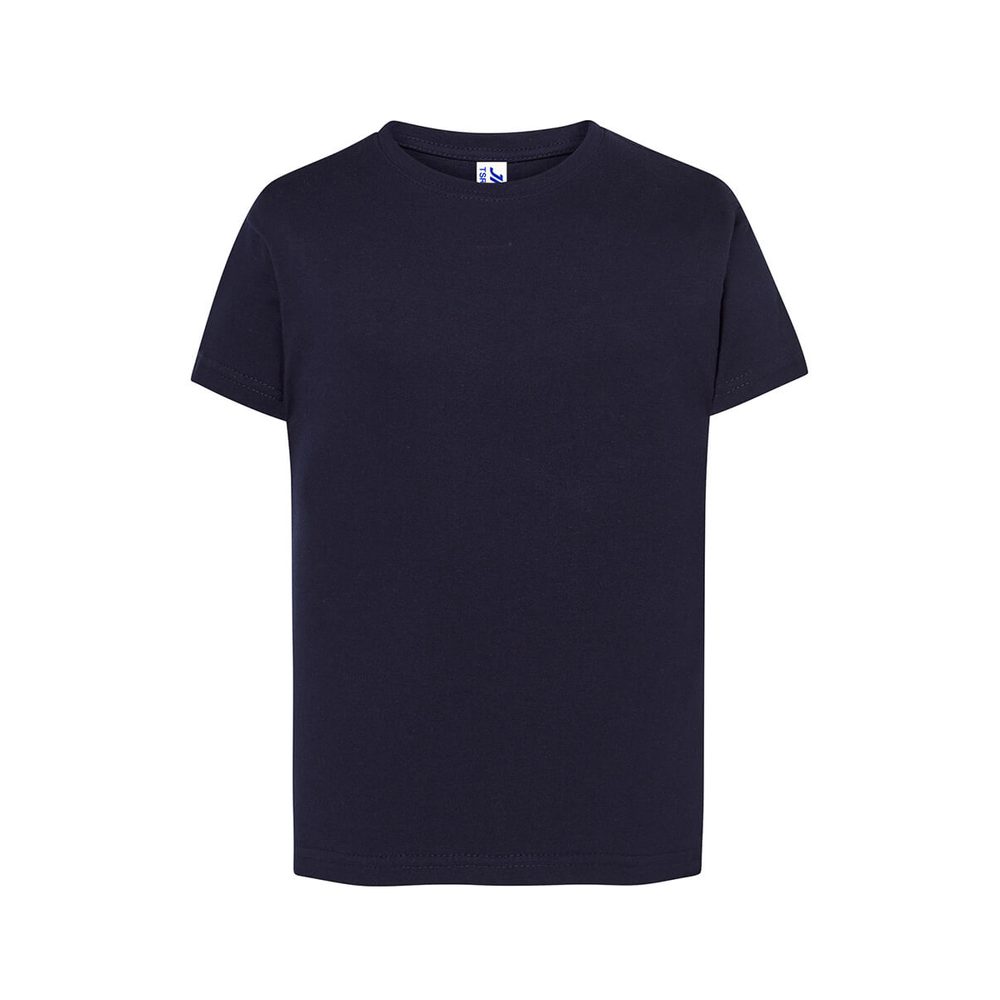[TSRK190NY12-14] (TSRK190) T-Shirt Bambino Manica Corta Premium (12/14, Navy)