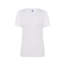 (TSRLCMFP) T-Shirt Donna Manica Corta Collo A V Regular