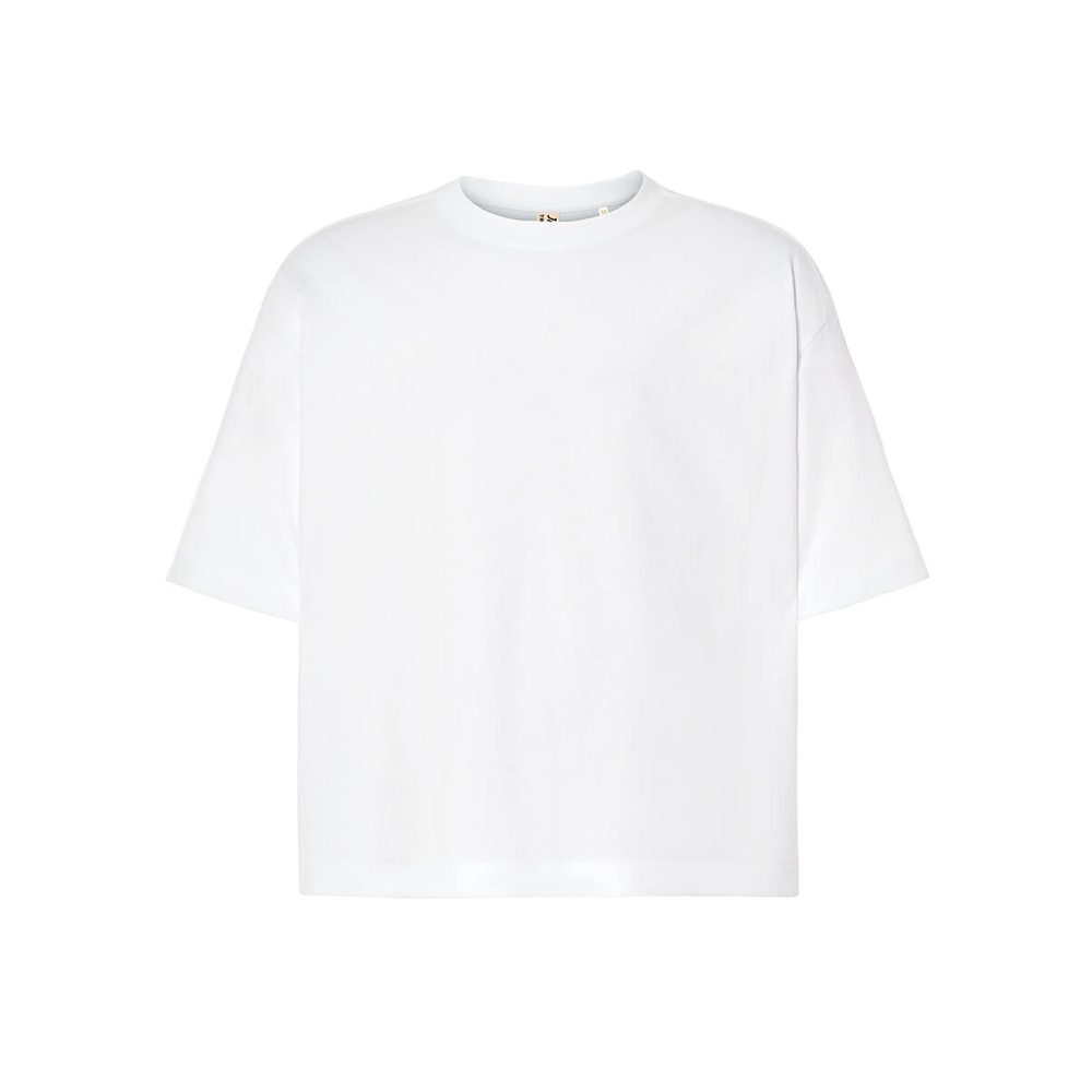 (TSUABOXY) T-Shirt Oversize A Maniche Corte
