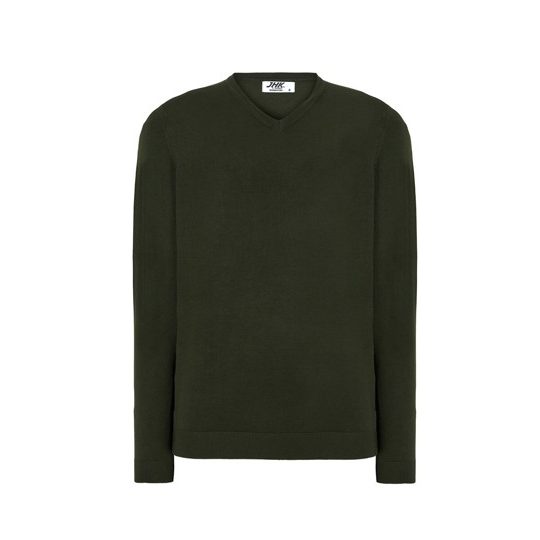 [WKBOSTONBGL] (WKBOSTON) Pullover Uomo Collo A V (L, Bottle Green)