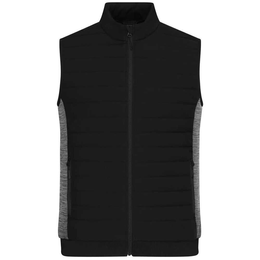 (JN1864) Men's Padded Hybrid Vest