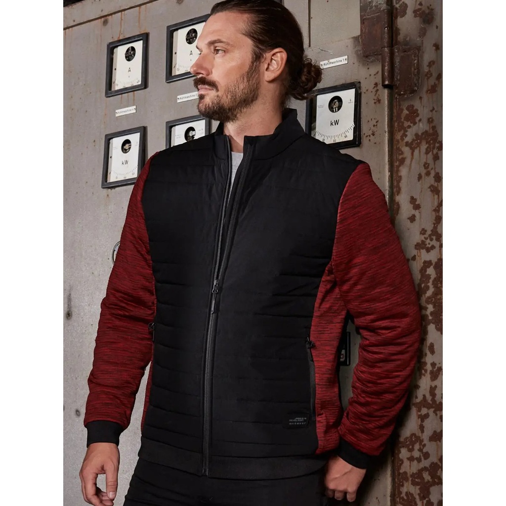 (JN1866) Men's Padded Hybrid Jacket