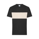 (JN8049) T-Shirt colour-block unisex