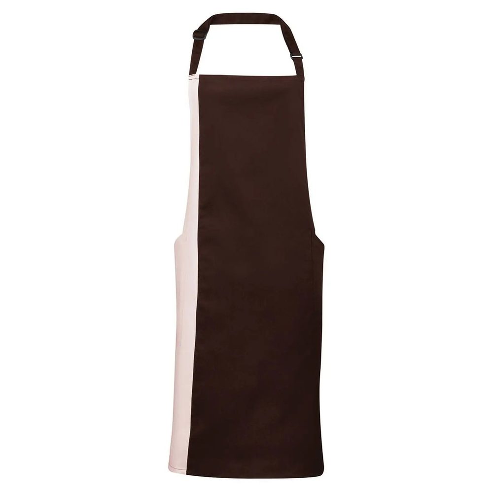 (PR162) Contrast Bib Apron