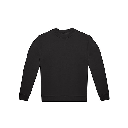 [1000397700] (WG007) ID.222 Crew Sweatshirt [BCWG007] (XS, Black)