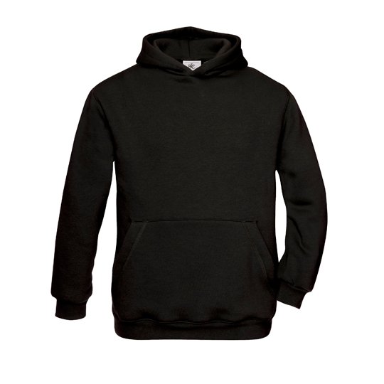 [1000028308] (WK681) Kids´ Hooded Sweat [BCWK681] (3/4 (98/104), Black)