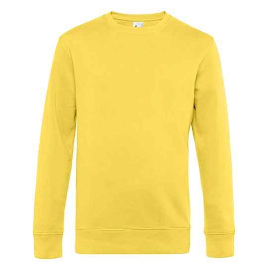 [1000301409] (WU01K) KING Crew Neck Sweat [BCWU01K] (XS, Yellow Fizz)
