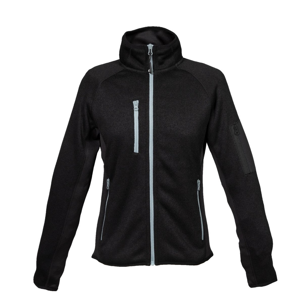 [994420-L] (99442) Knitted fleece Monviso Lady (L, Black)
