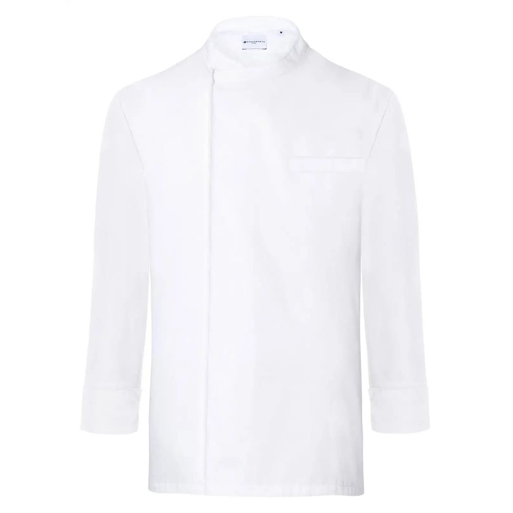 (BJM 4) Long-Sleeve Throw-Over Chef Shirt Basic [KY121]
