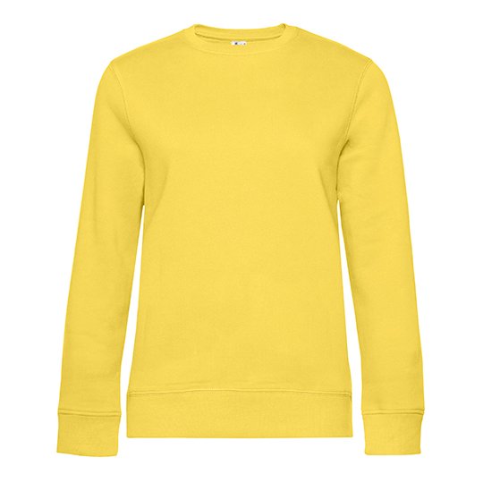 [1000301548] (WW01Q) QUEEN Crew Neck Sweat [BCWW01Q] (XS, Yellow Fizz)