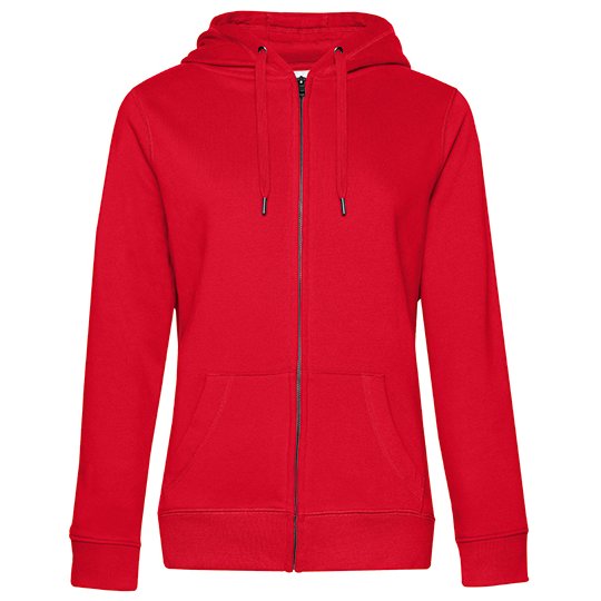 [1000302058] (WW03Q) QUEEN Zipped Hood Jacket [BCWW03Q] (XS, Red)