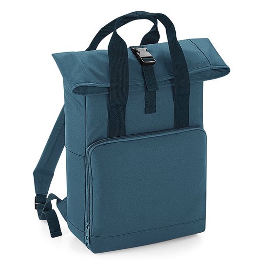 [1000264060] Twin Handle Roll-Top Backpack [BG118] (Airforce Blue)