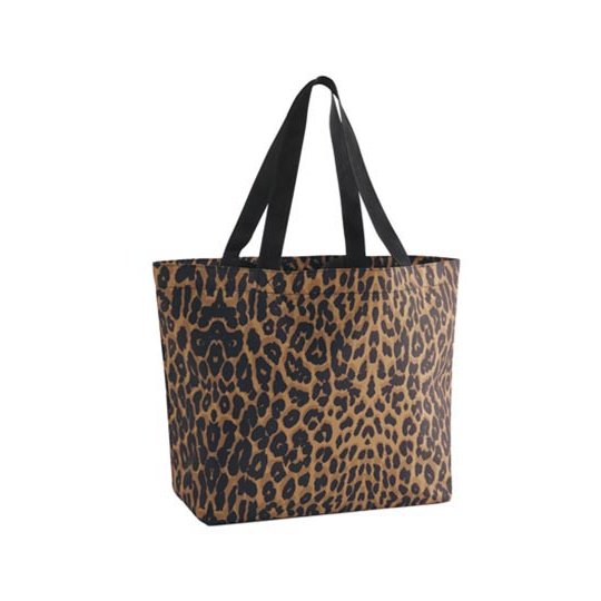 Leopard Print Carryall Bag