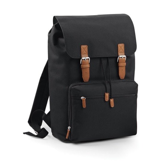 [1000030545] Vintage Laptop Backpack [BG613] (Black)
