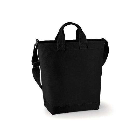 [1000030597] Canvas Day Bag [BG673] (Black)