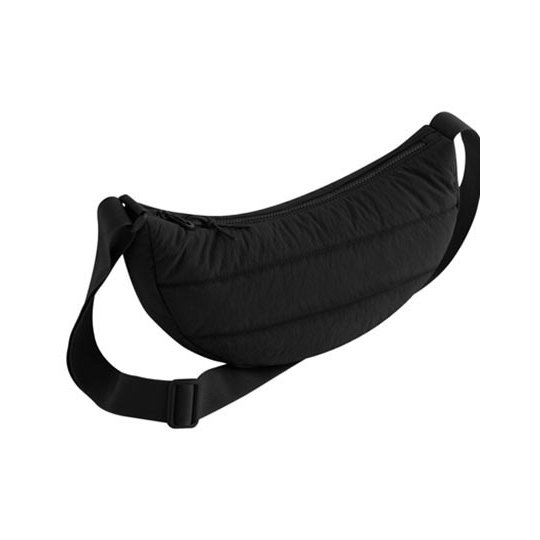 [1000422525] Quilted Cross Body Bag [BG703] (Black)