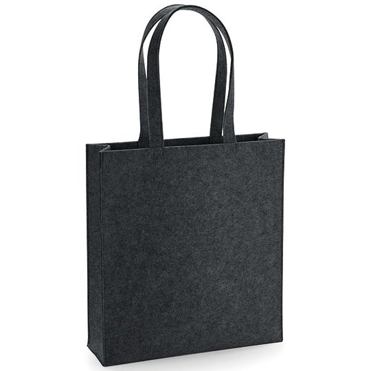[1000264411] Felt Bag [BG723] (Charcoal Melange)