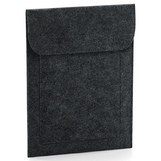 [1000264587] Felt Tablet Slip [BG727] (Charcoal Melange)