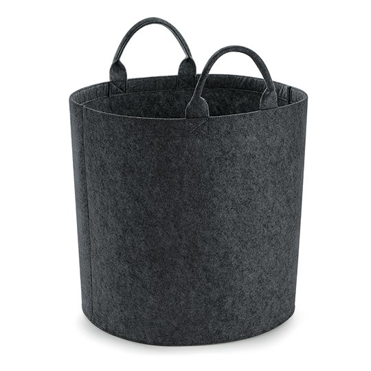 [1000295779] Felt Trug [BG728] (S (30 x 30 cm), Charcoal Melange)