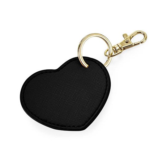 [1000327459] Boutique Heart Key Clip [BG746] (Black)