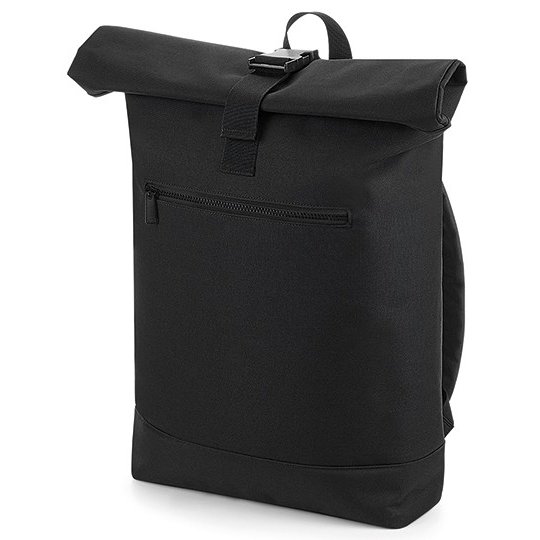 [1000030643] Roll-Top Backpack [BG855] (Black)