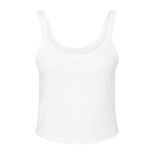 (1012) Women´s Micro Rib Spaghetti Strap Tank [BL1012]