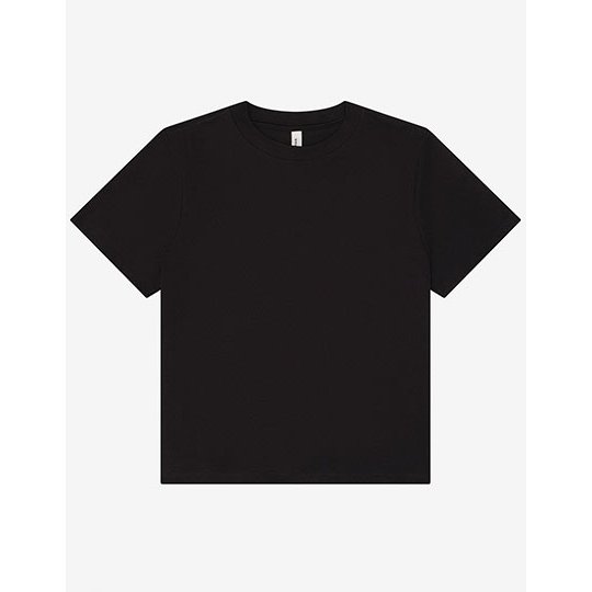 [1000412906] (6110) Women´s Heavy Boxy Tee [BL6110] (XS, Black)