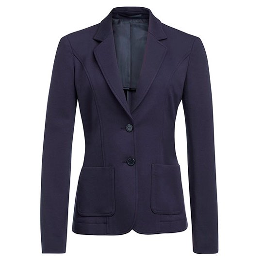 [1000400963] (2379) Women´s Slim Fit Jersey Jacket Libra [BR2379] (6R(34), Navy)