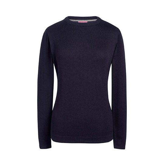 [1000408789] (2384) Ladies´ Helena Crew Neck Jumper [BR2384] (XS, Navy)