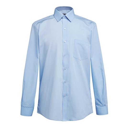 [1000205751] (7742) Juno Long Sleeve Shirt [BR690] (14.5 (37), Blue)