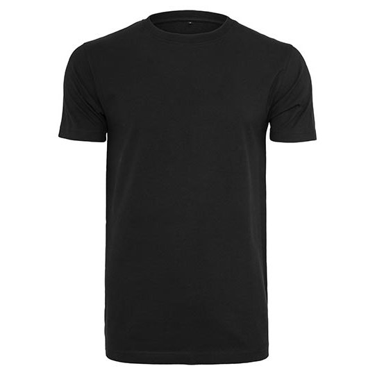 [1000035588] T-Shirt Round Neck [BY004] (S, Black)