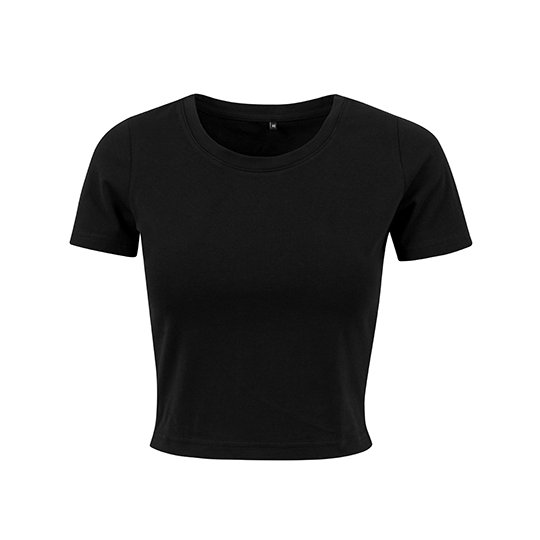 [1000206146] Ladies´ Cropped Tee [BY042] (XS, Black)
