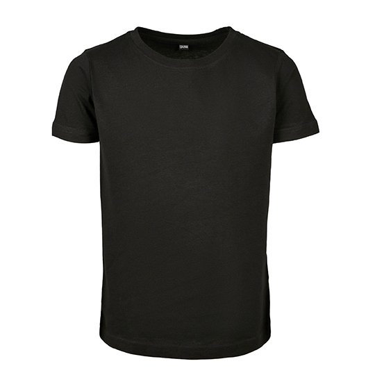 [1000285455] Girls Short Sleeve Tee [BY115] (110/116, Black)