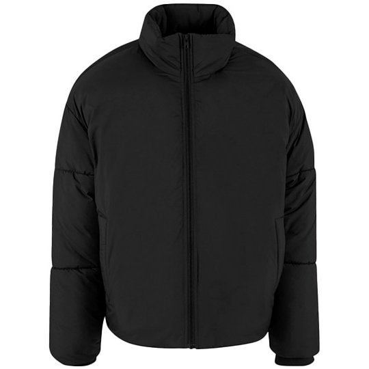 [1000390985] Oversized Puffer Jacket [BY309] (S, Black)